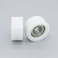 thumbnail image 6 of 4pcs Small Rotary Motor Office Equipment Industrial Equipment Round Wheel 8x32x12mm Single-row 608ZZ Ball Bearing Deep Groove Ball Bearings Guide Pulley Roller Double Metal Shielded Bearings 4PCS, 6 of 8