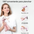 thumbnail image 2 of Alta potencia planchas de vapor para ropa， (290 ml) de plancha de vapor de gran capacidad, mini stand de plancha de mano para ropa, utilizado para eliminaci&oacute;n de arrugas de tela, 2 of 7