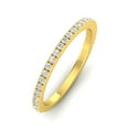thumbnail image 2 of Certified 1/4ctw Diamond Wedding Band in 10k Yellow Gold (G-H, I1-I2), 2 of 5