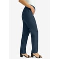 thumbnail image 4 of Jessica London Women's Plus Size Tall Classic Cotton Denim Straight-Leg Jean, 4 of 6