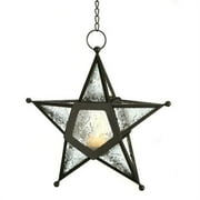 Zingz & Thingz 57070454 Clear Glass Star Candle Lantern