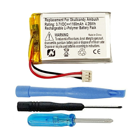 1150mAh FT822132P Battery Replacement for SkullCandy Ambush Bluetooth Speaker