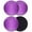 Purple, variant on Modern Purple Coasters Set of 2, Abstract Diamond Luxury Gradient Absorbent Coasters for Drinks, Coaster for Bar Office Dining Coffee Table Accessories Decor, Non Slip Round Desk Coaster