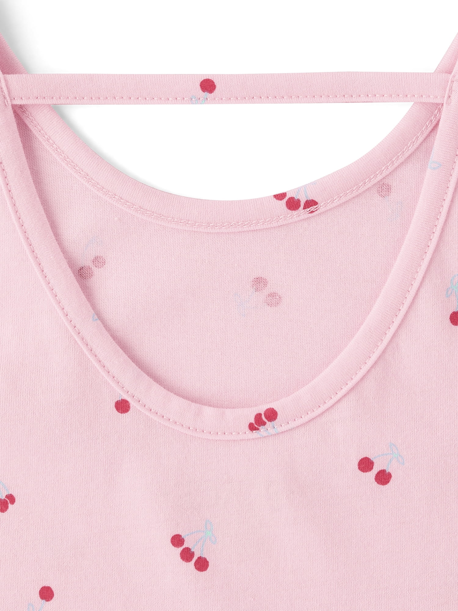 The Children's Place Girls Sleeveless Cherry Bar Back V-Waist Dress, Sizes XS-XXL