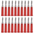 thumbnail image 1 of 20Pcs Banana Connector 4mm Copper Contact Cross Cable Wire Plug Set Kit for SpeakerRed, 1 of 14