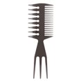 thumbnail image 2 of Three-sided Hair Comb For Men's Oil Hair Portable Wide Large Tooth Long Handle Hairstyle Comb 6 Types, 2 of 8