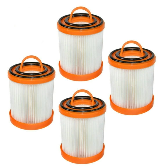 HQRP 4-pack Dust Cup Filter for Eureka DCF-3 DCF3 62136A Replacement fits Eureka 5700 5800 series Litespeed Whirlwind Bagless Vacuum Cleaners