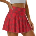 thumbnail image 5 of HELLHERO Maple Leaves with Pockets Tennis Skirts, Built-in Shorts 2 Side Pockets Polyester Spandex Athletic Skort for Hiking Daily Wear Golf, 5 of 9