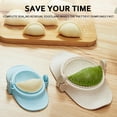 thumbnail image 4 of Empanada Maker Press, 3size Professional Dumpling Maker Mold Kit with Dough Cutter and Filling Spoon, Fast to Make Empanadas Pierogi Ravioli Calzone Turnover Pastelitos, 4"+3"+2.6" (Sky Blue), 4 of 8