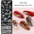 thumbnail image 3 of CNKOO Nail Stamping Plate Various Patterns Clear Engraved Rust-Proof Polish Printing Flowers Nail Art Stamp for Girl, 3 of 10