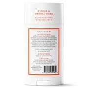 Native Deodorant for Men, Aluminum Free, Citrus & Herbal Musk, 2.65 oz