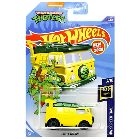 Hot Wheels Party Wagon Teenage Mutant Ninja Turtles 147/250