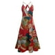 thumbnail image 4 of WILLBEST Vestidos con Curvas para Mujer Vestido Largo con Abertura En El Muslo y Estampado Tropical para Mujer 2025 Grande​​, 4 of 4