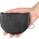 thumbnail image 3 of WeiHuan Toys Store Llavero de cuero genuino para mujer, cartera pequeña con cremallera para cambio, monedero pequeño, 3 of 5