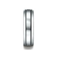 thumbnail image 3 of Benchmark� Cobalt Chrome� 7.0mm Comfort-fit Satin-finished Blackened Design Ring, 3 of 7