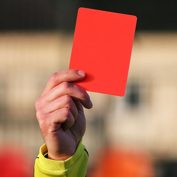 OFFIGAM Referee Penalty Cards 6Pcs PVC Assorted Color For Basketball Match for Fan Gear