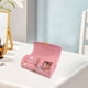 thumbnail image 4 of Caja de almacenamiento de joyas portátil, de terciopelo con cuentas, para viaje, con arco pequeño, caja de embalaje de joyería de moda, almacenamiento universal, 4 of 6