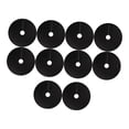 thumbnail image 4 of harayaa 10 Pieces Barrier Mats Non Woven Lightweight Easy to Use Heavy Duty Mulch Rings Black, 4 of 8