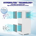 thumbnail image 2 of M optimized 8000Btus Portable Air Conditioner, 3 in 1 Portable AC Unit Cools up to 350 Sq. Ft, Multi-function Mode, Dehumidifier, Fan Mode, Room Air Conditioner Portable for Home, 2 of 6