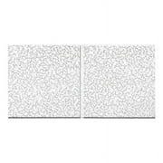 Armstrong 2x4 CORTEGA SECOND LOOK Acoustic Ceiling Tiles for Suspended Ceiling Grids, 10-tiles per pack, White