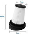 thumbnail image 3 of Paquete de 3 filtros para aspiradora Grundig Vch9832 Vch9629 Vch9630--, 3 of 4