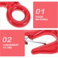 thumbnail image 3 of WHAMVOX 5Pcs Heavy Duty Red Swivel Hooks Lifting Hooks for Car Rigging and Practical Use, 3 of 6