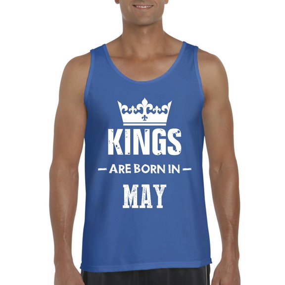 Artix - Men's Tank Top for Men - Birthday Gift Kings are Born in May