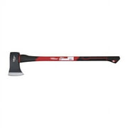 Hyper Tough 3.5 lb Single Bit Axe with Double Injection Fiberglass Handle and High Quality Steel Head