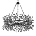thumbnail image 6 of 31" Contemporary Black Branch Shaped 6-Light Crystal Chandelier, 6 of 10