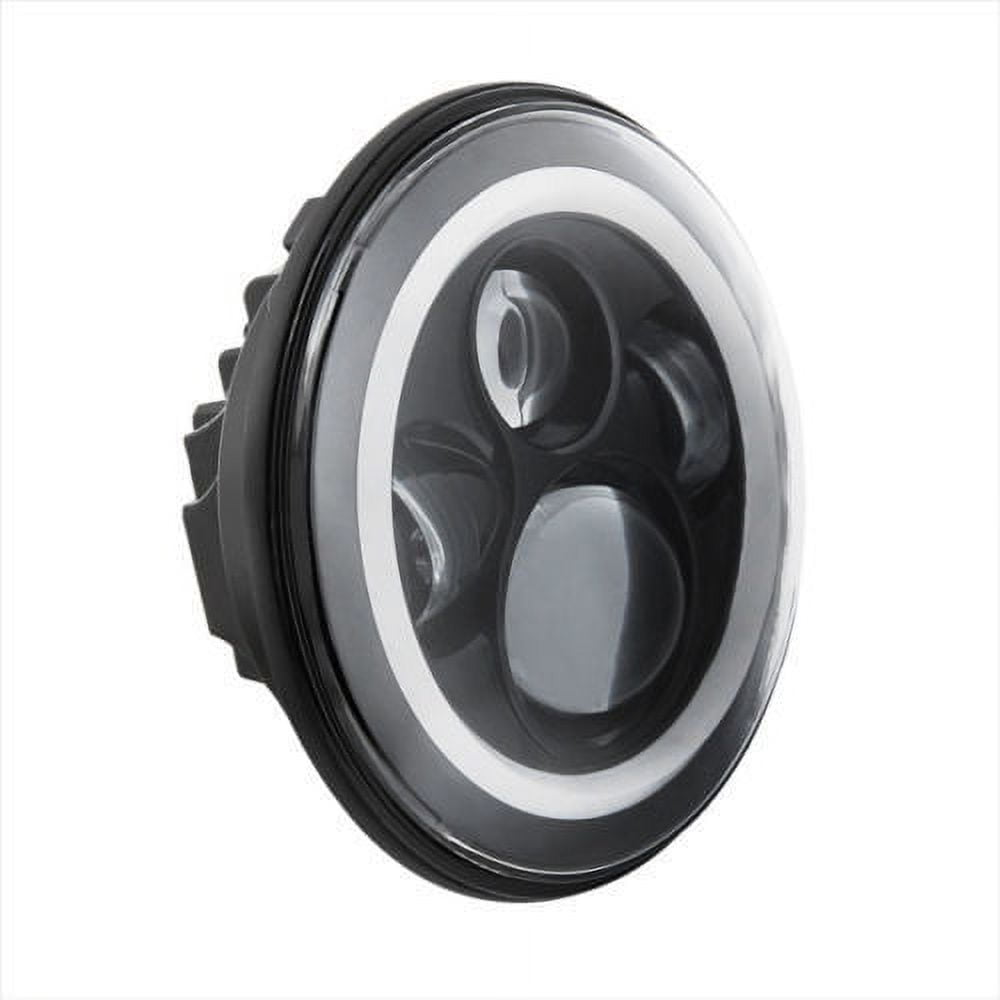 Egreaten Two 7" Round CREE LED Headlight Halo Ring Angel Eyes DRL Light Jeep Wrangler JK