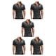thumbnail image 3 of Qarigey Camisa de mezclilla para hombre Camiseta de vaquero ajustada de manga corta con ajuste musculoso Type2 NO2, 3 of 6