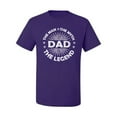 thumbnail image 2 of Wild Bobby,Dad Man Myth Legend Funny Dad Uncle Papa Granpa Dad Gift, Father's Day, Men Graphic Tees, Purple, Medium, 2 of 3