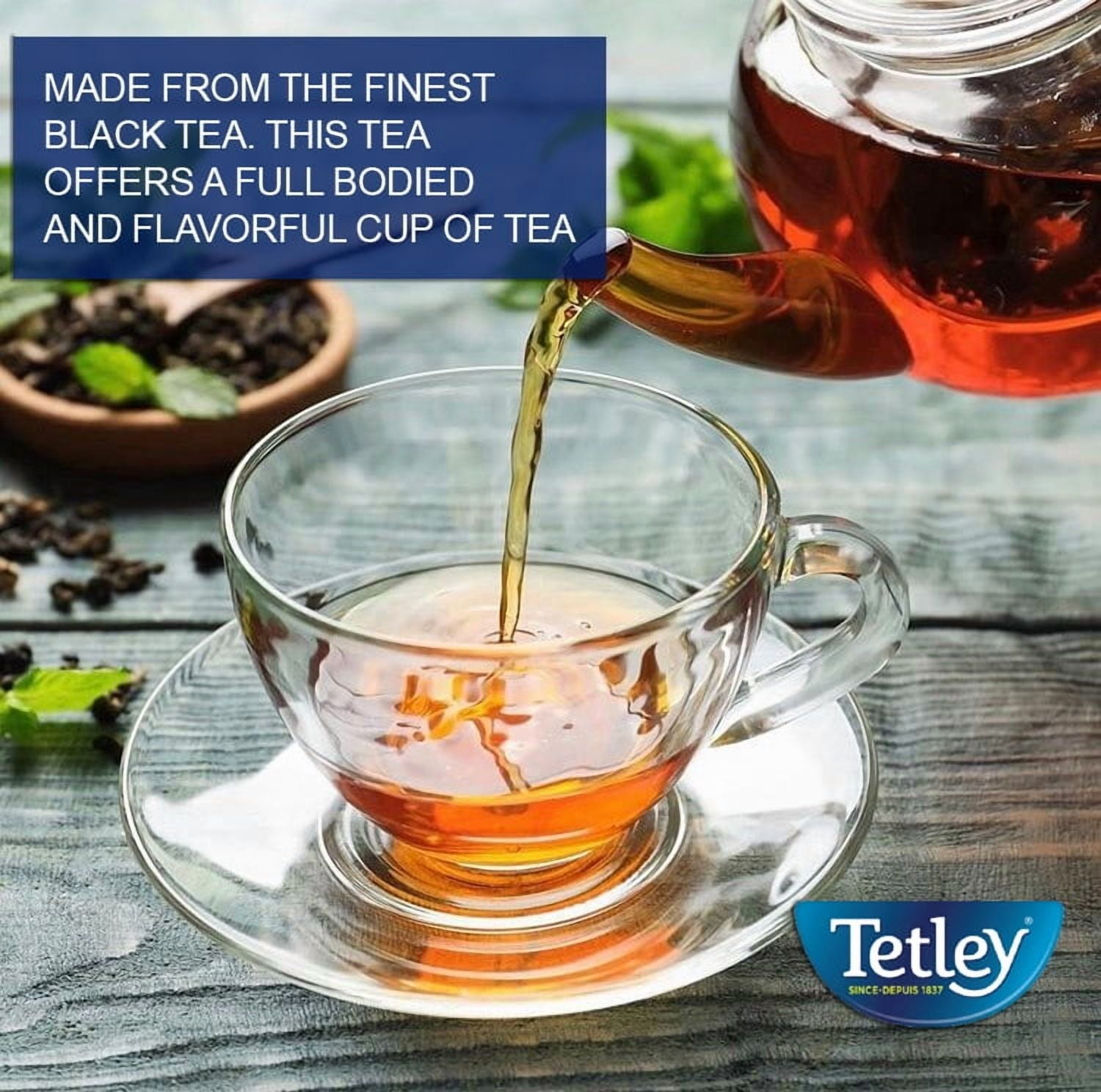 Tetley Classic Blend Rich Black Tea Bags, 100 Count