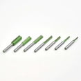 thumbnail image 4 of 7pcs 6mm Shank Straight Router Bit Set, Single/Double Flute Router Bit, Woodworking Router Bit Straight Cut Router Flush Trim Pattern Router for Woodworking, 4 of 5