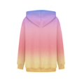 thumbnail image 5 of MesaSe Femmes de la Mode Quotidienne Polyvalent Casual Sweat-Shirts à Col Rond Manches Longues Gradient Top Sweat-Shirts Rose M, 5 of 5