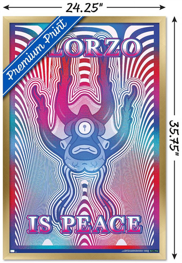 Rick And Morty - Glorzo Wall Poster, 22.375" x 34", Framed