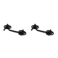 thumbnail image 2 of Speravity Pestillo para ventana, interruptor de seguridad, gancho para armario de baño, soporte de captura de Metal negro multifuncional con tornillos, Type4 NO4 Speravity CBP391658, 2 of 5