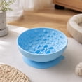 thumbnail image 4 of Dog Sculpted Piece Slow Feeder Small Dog Slow Feeder Sculpted Piece 6 Inch Silicone Slow Feeder Prevents Overeating Supports Healthy Digestion for Small Dogs Puppies Blue, 1 Pack, 4 of 5