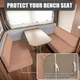 thumbnail image 2 of Aplkyhs Beige RV Dinette Cushion Covers Comfortable RV Accessories for Inside Loveseat Sofa Chair Cover Furniture Protection Washable Sofa Covers for 2 Cushion Couch, 2 of 7