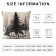 thumbnail image 5 of YINGXI Lake Camper Throw Pillow Covers This is Our Quote Cushion Covers Bear Woods Camping/Cabin Rustic Decorative Pillowcases for Sofa Couch Porch 22x22in, 5 of 5