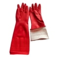 thumbnail image 1 of Guantes de látex para lavar platos, extensión de goma, impermeables y antideslizantes, guantes de goma para limpieza de cocina y hogar, guantes para lavar coches, 1 of 5
