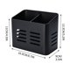 thumbnail image 3 of Escurridor de Cubiertos de Acero Inoxidable | Cesta Organizadora de Utensilios con Orificios de Drenaje | Almacenamiento para Encimera de Cocina para Cucharas, Tenedores, Cuchillos y Palillos | Escur, 3 of 7