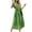 Green, variant on Wedding Guest Dresses for Women Evening Night Formal Fall Dress Print Short Sleeve s Comfy Tunic Bandage Bow Knot Slim Mini Dress Elegant Empire Dress,Black