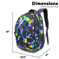 thumbnail image 7 of J World Boys and Girls Cornelia 18" Multi Compartment Laptop Backpack for School and Travel, Cubes, 7 of 7