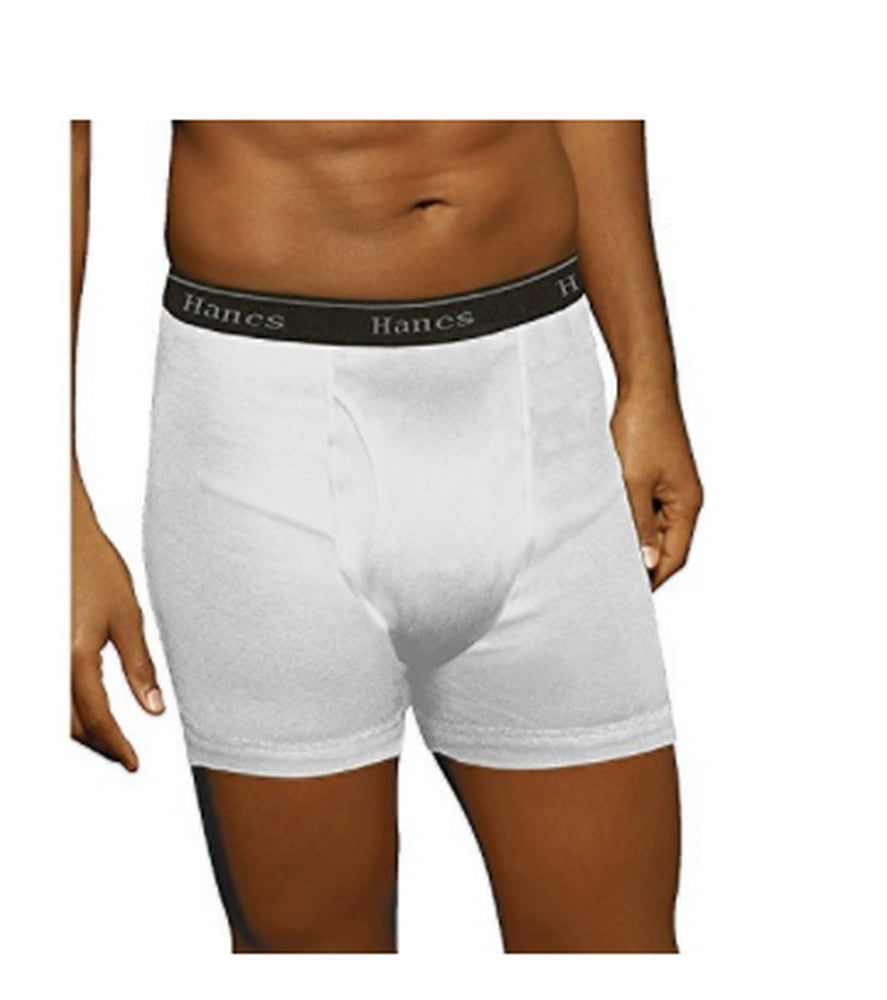 4 Pack Hanes Men's Boxer Briefs ComfortSoft Tagless Underwear Black Gray 3X-5X