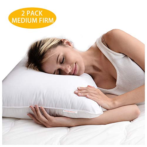 Homelike Moment King Bed Pillows for Sleeping 2 Pack DownAlternative