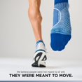 thumbnail image 6 of Feetures Plantar Fasciitis Relief Sock Light Cushion No Show Tab - Targeted Compression Sock for Women & Men - Sapphire , XLarge (1 Pair), 6 of 7