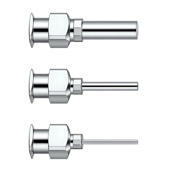 Precisions Flat Tip Dispensing Needle Stainless Steel Fluid Control 8G-30G