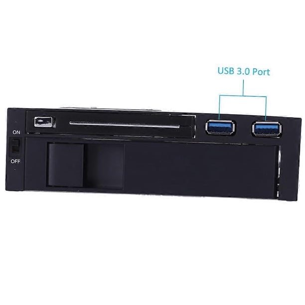 Boîtier interne mobile pour disque dur SATA III 3,5" et 2,5" avec port USB 3.0 et échange à chaud (disque dur non inclus)