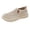 Beige, variant on Women's Casual Slip-On Loafers, Women's Comfortable Mesh Breathable Slip-On Shoes Sneakers, Anti-Slip Thick Sole Flat Shoes for Travel & Walking, Casual Loafers, Coffee 8
